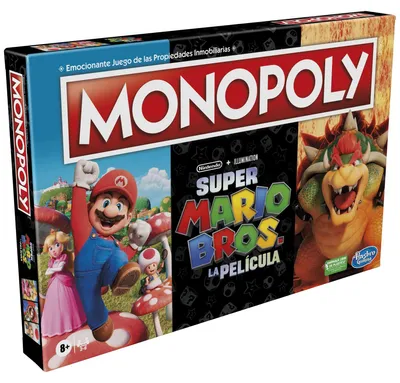 Produktbild von Hasbro Super Mario Bros Monopoly Das Film-brettspiel Golden  Kinder Golden One Size