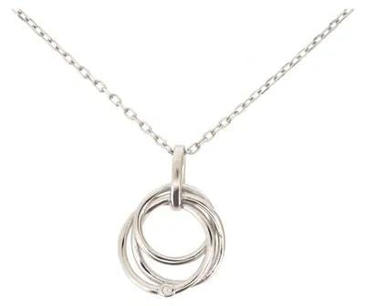 Produktbild von Miamar 21.2055 Damen Collier Silber Weiß 45 cm