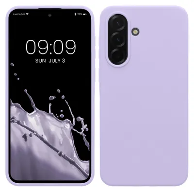Produktbild von kwmobile Handyhülle für Samsung Galaxy A37 5G Hülle - Case Silikon - Kabelloses Laden - Schutzhülle Cover in Lavendel