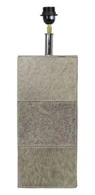 Imagen del producto de Lámpara Mars & More, modelo "lampenfuss", diseño "quadrat", color gris, 45 cm