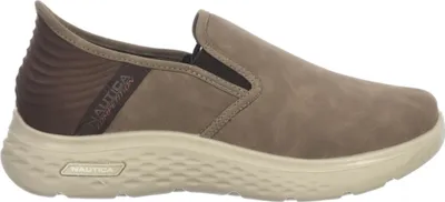 Produktbild von Nautica Schlupfschuhe Braun Beige Modell NCM527Z0052 mit griffiger Gummisohle