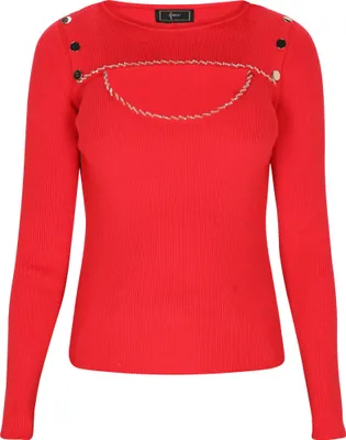 Immagine prodotto di Maglione da donna NAEMI - rosso, taglia M/L