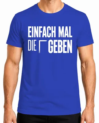 Immagine prodotto di T-shirt da uomo, blu, taglia S, con scritta divertente e sarcastica