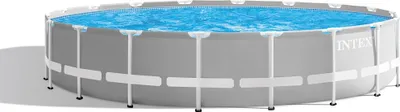 Produktbild von Intex 26732NP, 24311 l, Gerahmter Pool, Erwachsener & Kind, Leiter, Blau, Grau, 99,7 kg