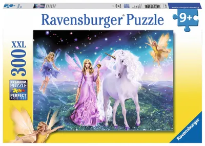 Image de 300 pièces Ravensburger Kinder Puzzle XXL Licorne magique 13045