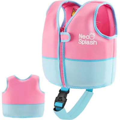 Immagine prodotto di Giacca galleggiante per bambini dai 1 ai 6 anni, ausilio per il nuoto con cinture di sicurezza, realizzata in neoprene e schiuma EPE, certificata CE