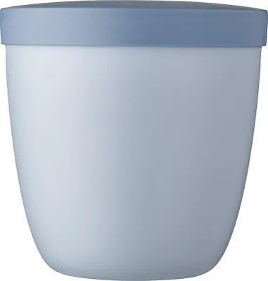 Produktbild von Mepal - Snackbox Ellipse - Lebensmittelbehälter zum Aufbewahren und Transportieren von Snacks - geeignet für Gefrierschrank, Mikrowelle & Spülmaschine - 500 ml - Nordic Blue