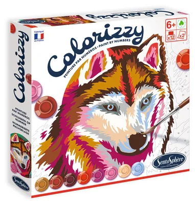 Image de Sentosphère Peinture par numéros Animaux de la forêt - Kit de création pour enfants