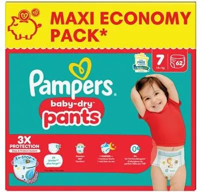 Produktbild von Pampers Baby Dry Pants Maxi 62 Stk