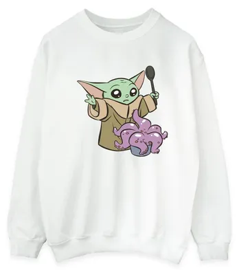 Image de Star Wars - Sweat-shirt « The Mandalorian » pour homme BI46720 (XL) (blanc)