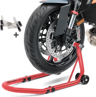 Obrázek produktu pro - Montážní stojan na motocykly pro červený zvedák předního kola brzdy motocyklu