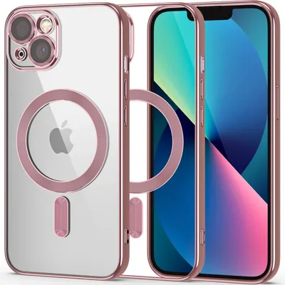 Zdjęcie produktu dla Etui Tech-Protect MagShine Line MagSafe do iPhone'a 13, różowe