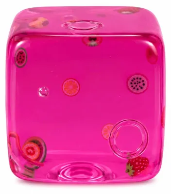 Produktbild von Hochwertiger quadratischer Anti-Stress-Würfel (Slow-Rising), virales TikTok-Fidget-Toy - Lila