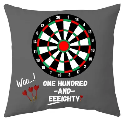 Productafbeelding van Kussenhoes met dartspatroon, 45x45 cm, grijs