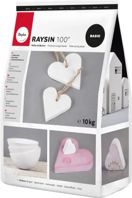 Produktbild von Gießpulver "Raysin 100", weiß 10 kg
