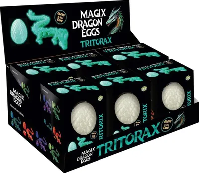 Zdjęcie produktu dla XL świecące w ciemności smocze jajo MagiX TRITORAX 13cm