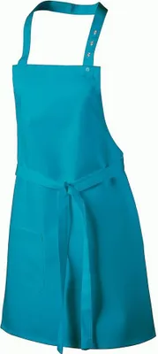 Produktbild von Exner 12220/1221510 | Kinderlatzschürze Verstellbares Halsband - Farbe: Turquoise - Größe: 60 x 40 cm