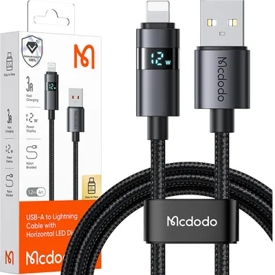 Image de Mcdodo Display Usb Lightning Cable 36W 1M Pour Iphone X 11 12 13 14