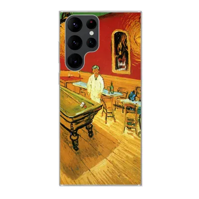 Produktbild von MuchoWow® Handyhülle Schutzhülle Hülle für Samsung Galaxy S22 Ultra Das Nachtcafé - Vincent van Gogh Silikon Softcase Handy Hülle - Abbildung