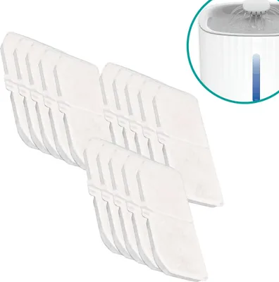 Produktbild von Starlyf Pet Fountain Ersatzfilter 3er Pack - Trinkbrunnen Filter, Brunnen für Katze und Hund, Wasserspender Zubehör