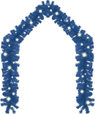 Produktbild von vidaXL Weihnachtsgirlande mit LED 5 m Blau