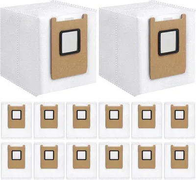 Image de Lot de 14 sacs pour aspirateur robot Eufy Omni E20/E25/E28 - Sacs à poussière grande capacité