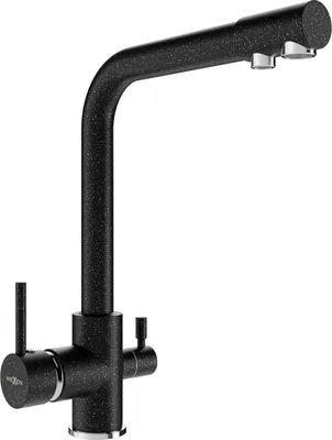 Produktbild von Mexen Duero Küchenarmatur, schwarz gesprenkelt - 671600-76