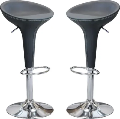 Immagine prodotto di Milani Home - sgabello moderno da bar e sala da pranzo di design moderno industrial - Grigio