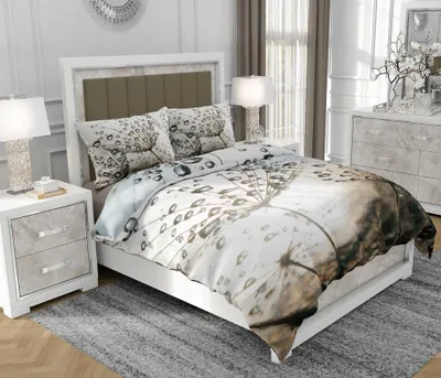Produktbild von Bettwäsche 200x220 cm + 2x70x80 cm, 3-teilig, 100% Baumwolle, Satin, Reißverschluss, Bunt - SOVIO | So.0279