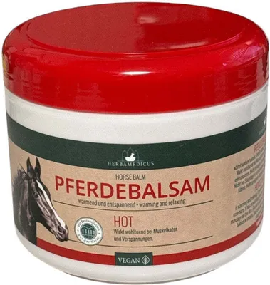 Produktbild von Pferdebalsam Hot Herbamedicus 500ml Wärmt und entspannt.