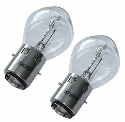 Produktbild von 2X 12V 35/35W Ba20D Glühbirne Glühlampe Scheinwerfer Motorrad Moped Roller Mofa