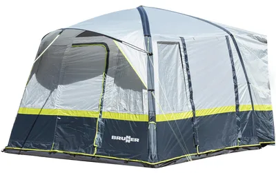 Immagine prodotto di Brunner Trouper 2.0, Campeggio, Struttura gonfiabile, Tenda a cupola/igloo, 8 m², Salvietta, Blu, Grigio