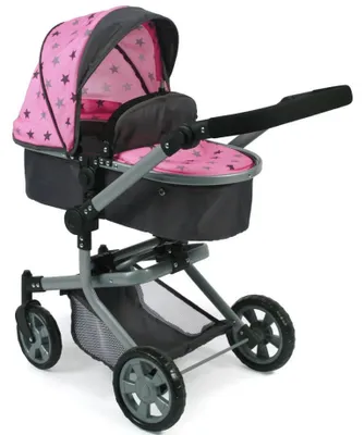 Produktbild von Bayer Chic 2000 Kombi-Puppenwagen Mika Sternchen grau