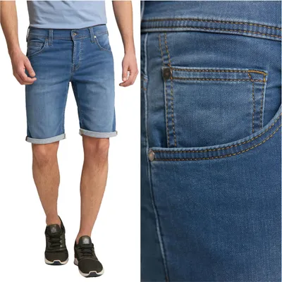 Produktbild von MUSTANG Herren, Shorts CHICAGO SHORT, Regular fit, W38, Blau, kurze, hosen,