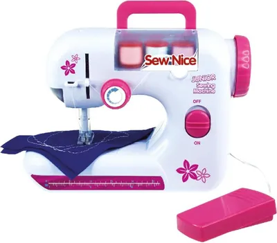 Imagen del producto de Máquina de coser para niñas: máquina de coser sencilla para principiantes, máquina de coser para niñas, máquina de coser pequeña para niños