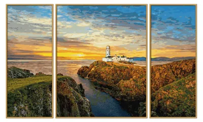 Immagine prodotto di Schipper Malen nach Zahlen An Irlands Küsten, Meisterklasse Triptychon, Malvorlage, Wandbild, 609260886