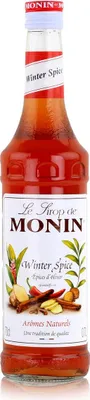 Produktbild von Monin Sirup Winter Spice 700ml - Cocktails Milchshakes Kaffeesirup (1er Pack)