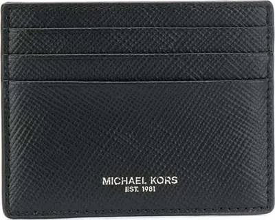 Obrázok produktu pre Michael Kors Pánske puzdro na kreditné a vizitky 39F6LHRD2L-001 Farba: čierna Veľkosť: jedna veľkosť