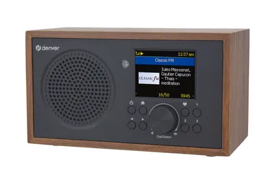 Produktbild von Denver Denver IR-135 - Internet Radio - WiFi - Bluetooth - Sleep Timer - Dualer Wecker - Batteriebetrieben - Schwarz