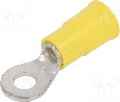 Produktbild von 2x Ringkabelschuh M4 Ø: 4,32mm Klemmverbindung  für Leitungen 8216 Isolierte Konne