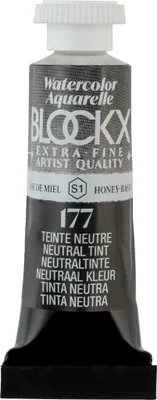 Produktbild von Blockx 3x Aquarellfarbe, Neutraltinte - Tube 5ml - Neutralfarben 43177BXC