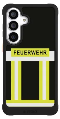 Produktbild von NIVOCASE Hülle für Samsung Galaxy S26+  Stoßfeste Handyhülle NIVOmax Case Schwarz Beruf Feuerwehr Feuerwehrmann