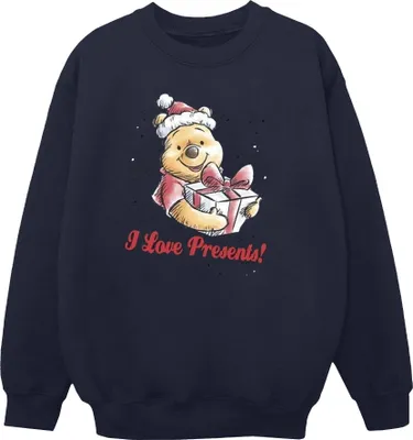 Produktbild von Disney - "Presents" Sweatshirt für Damen BI42974 (XL) (Marineblau)