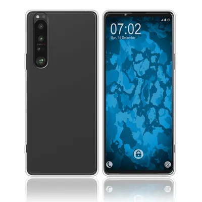 Produktbild von PhoneNatic Case kompatibel mit Sony Xperia 1 III - Crystal Clear Silikon Hülle transparent
