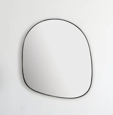 Produktbild von Wohnling wandspiegel flurspiegel asymmetrisch 53x60 cm spiegel flur hängespiegel | Wohnling