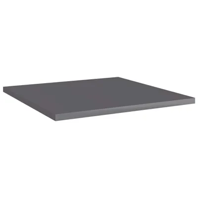 Immagine prodotto di Scaffali libreria 8 pz. Grigio lucido 40x40x1,5 cm