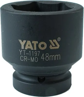 Produktbild von YATO Kraft-Stecknuss YT-1197 73mm Chrom-Molybdänstahl