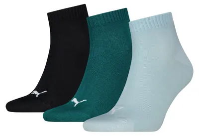Produktbild von Uni Viertelsocken 3 Paare – Anthrazit - Grau melange – 35-38