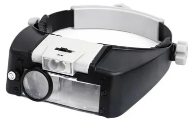 Obrázek produktu pro Verk 09212 Náhlavní lupa s LED osvětlením, 2 LED
