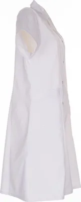 Produktbild von Planam Berufsmantel Baumwolle 1/4 Arm, Damen Gr. 42 reinweiß